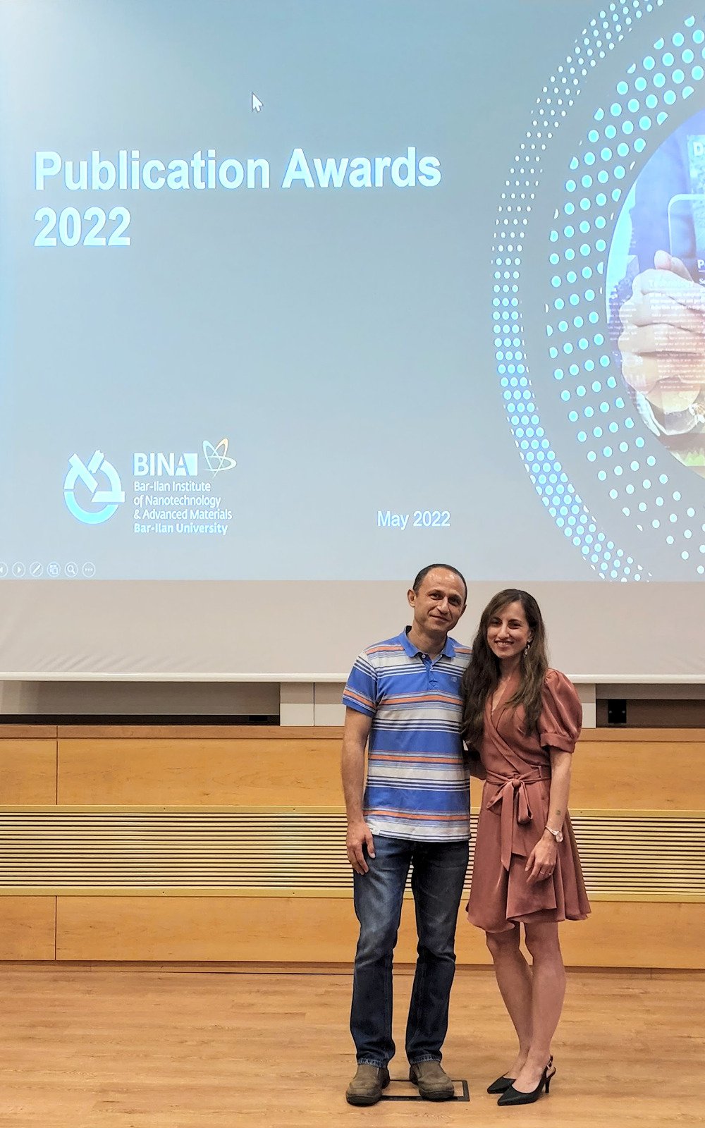 Congratulations to our PhD students, Shira Roth and Michael Margulis, for winning the 2022 publications award of BINA center on their last publications (for 2 papers each one !!!)
The papers can be found in the Publications section.