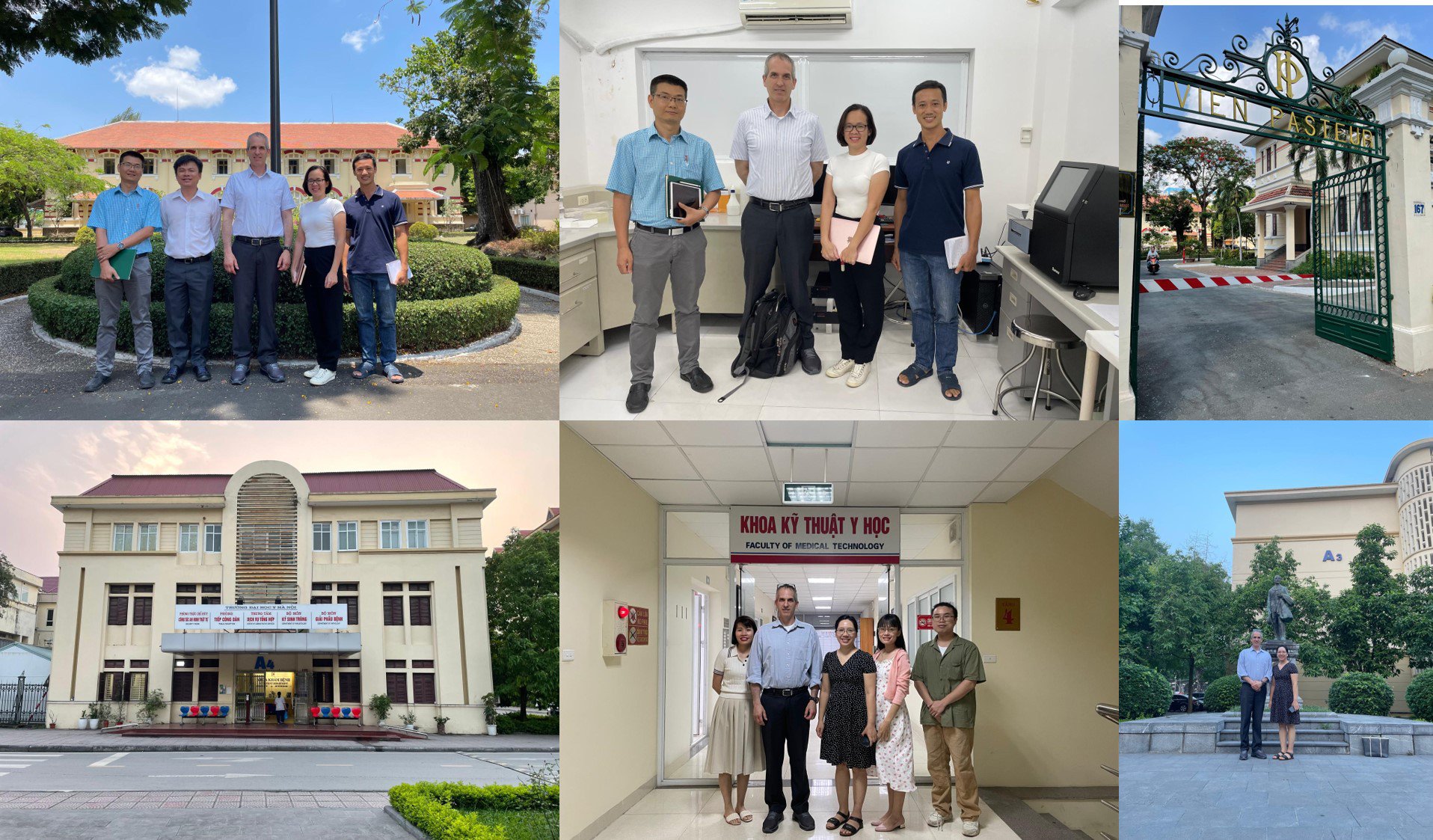 During his recent visit to Vietnam, Prof. Amos Danielli aimed to promote collaboration and met with researchers and clinicians at various institutions. In Ho Chi Minh City, he was hosted by Ms. Vo Thi Trang Dai, the deputy head of the Department of Microbiology and Immunology at the Pasteur Institute, along with her colleagues Dr. Vo and Dr. Manh. In Hanoi, Prof. Danielli met with Dr. Le Thi Hoi, the head of the Department of Clinical Microbiology and Parasitology at Hanoi Medical University, who had visited our laboratory at Bar-Ilan University six months ago.